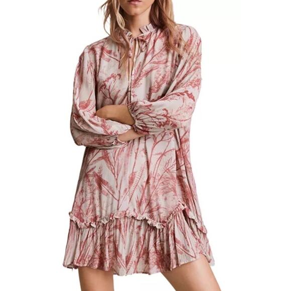 ALLSAINTS Arieta Grasmere Dress Size 8 - Picture 2 of 11